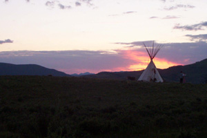 2010 sunset at camp