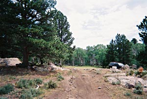 Rocky Mountain National Rendezvous camp site photo